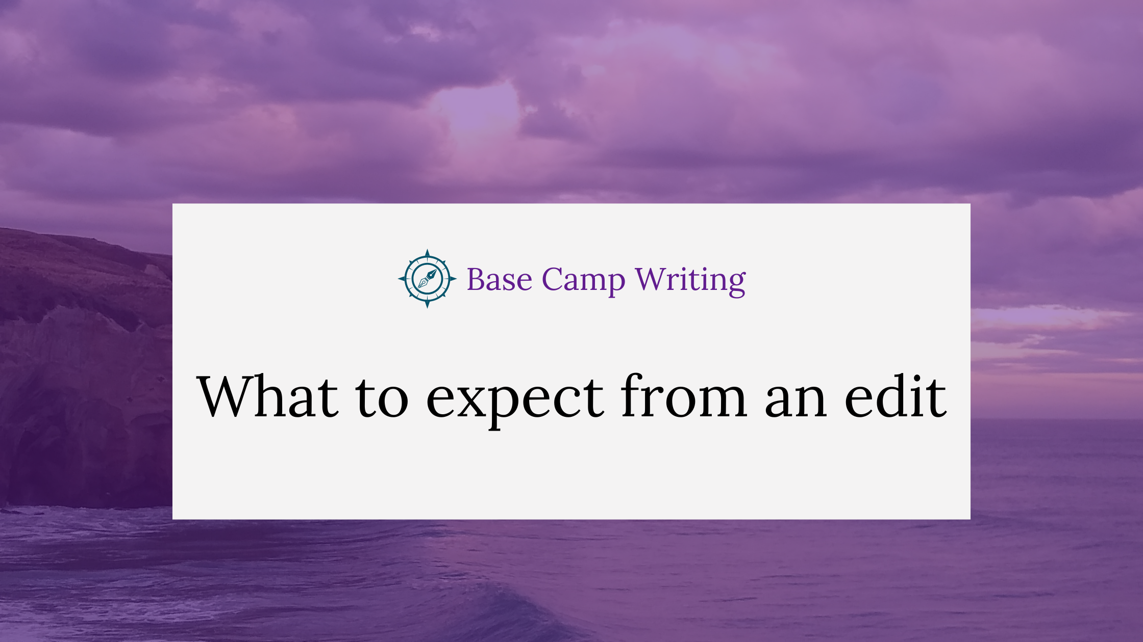 What to expect from an&nbsp;edit