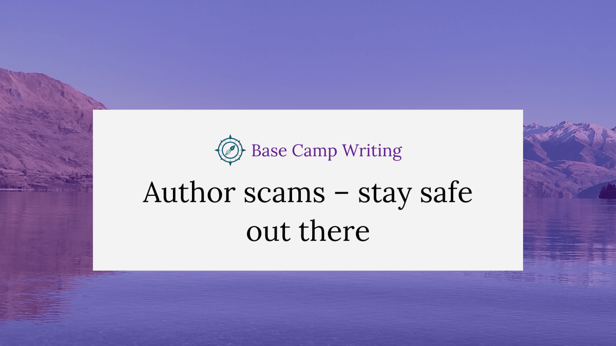 Author scams – stay safe out&nbsp;there